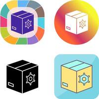 Unique Seo Packages Icon Design vector