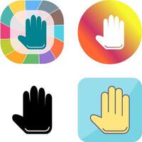Unique Hand Tool Icon Design vector