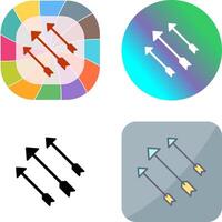 Unique Arrows Icon Design vector