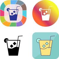 Unique Whiskey Sour Icon Design vector