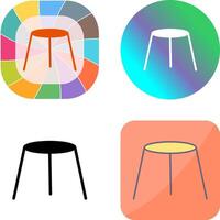 Unique Stool Icon Design vector