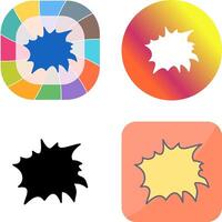 Unique Explosion Icon Design vector