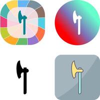 Unique Axe Icon Design vector