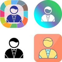 Man Icon Design vector
