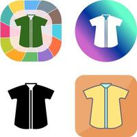 Check Shirt Icon Design vector