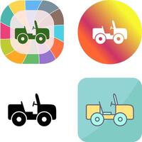 Safari Jeep Icon Design vector