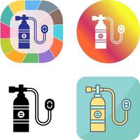 Oxygen Tank Icon Design vector