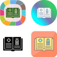 Medical Book Icon Design vector