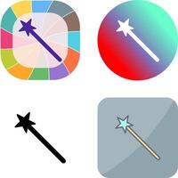 Unique Magic Icon Design vector