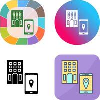 Find Hotel Icon Design vector