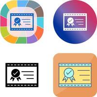 Unique Quality Assurance Icon Design vector