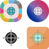 Unique Target Icon Design vector