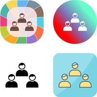 Team Members Icon Design vector