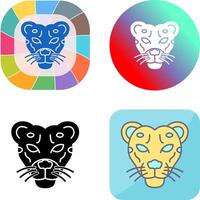 Cheetah Icon Design vector
