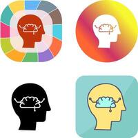 Thinking Icon Design vector