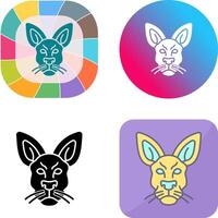 Kangaroo Icon Design vector
