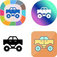 Monster Truck Icon Design vector