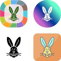 Rabbit Icon Design vector