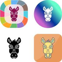 Donkey Icon Design vector