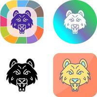 diseño de icono de oso vector