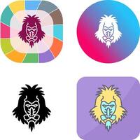 Mandrill Icon Design vector