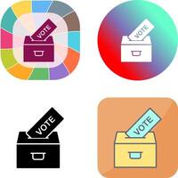 Casting Vote Icon Design vector