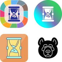 Hourglass Icon Design vector