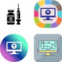 Find Location Icon Design vector