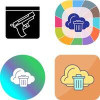 Trash Icon Design vector