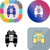 Jetpack Icon Design vector