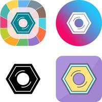 Nut Icon Design vector