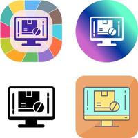 fuera de valores icono diseño vector