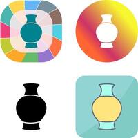 Antique Jar Icon Design vector