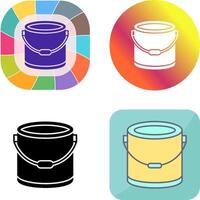 Paint Bucket Icon Design vector