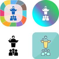 Seminar Icon Design vector