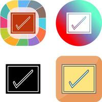 Checkbox Icon Design vector