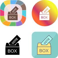 Giing Vote Icon Design vector