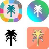 Coconut trees Icon Design vector