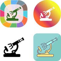 Microscope Icon Design vector