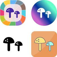 Mushrooms Icon Design vector