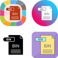 BIN Icon Design vector