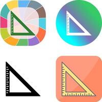 Set Square Icon Design vector