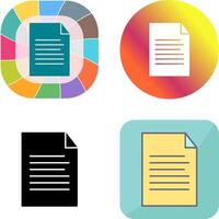 Sheet Icon Design vector