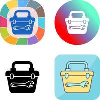 Toolbox Icon Design vector