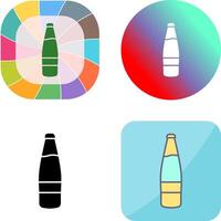 Beer Bottle Icon Design vector