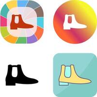 Men's Boots Icon Design vector