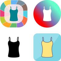 Ladies Vest Icon Design vector