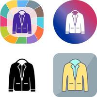 elegante chaqueta icono diseño vector