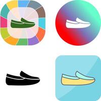 de los hombres mocasines icono diseño vector