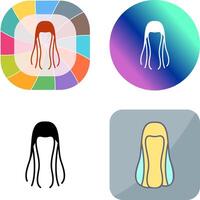 pelo icono diseño vector